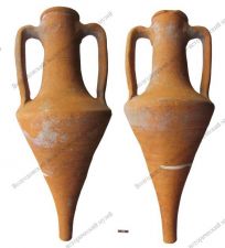Амфора оранжевоглиняная типа II-А-2 (Гераклея?) по классификации С.Ю. Монахова. Конец IV - начало III вв. до н.э. Глина. 